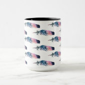 "Feathers"-Kaffee Tasse (Zentrum)