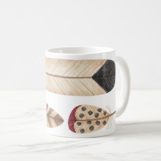 Feathers Kaffeetasse (VorderseiteRechts)