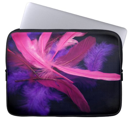 Feathers Laptop Sleeve (Vorderseite)