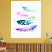 Feathers Leinwanddruck (Insitu (Wohnzimmer))