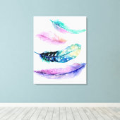 Feathers Leinwanddruck (Insitu (Holzboden))