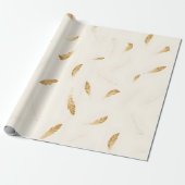 Feathers Luxury Modern Boho Collection Geschenkpapier (Ungerollt)