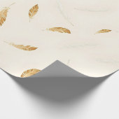 Feathers Luxury Modern Boho Collection Geschenkpapier (Ecke)