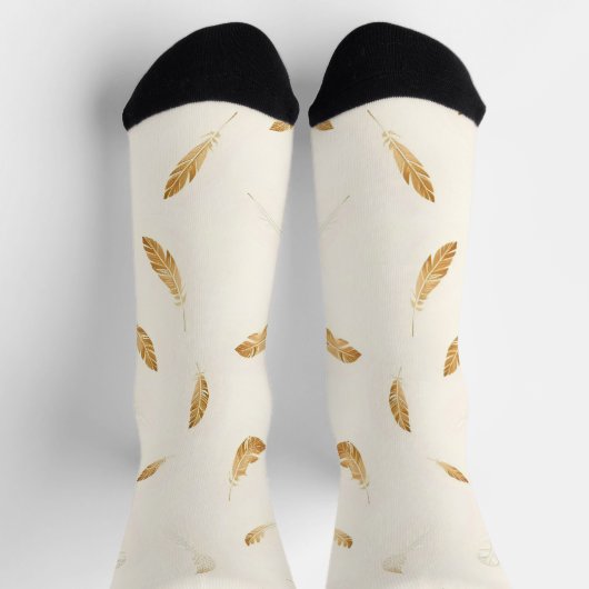 Feathers Luxury Modern Boho Collection Socken (Oben)
