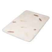 Feathers Luxury Popular Boho Collection Badematte (Schrägansicht)