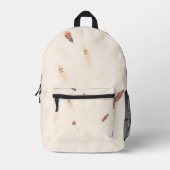 Feathers Luxury Popular Boho Collection Bedruckter Rucksack (Vorderseite)