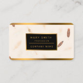 Feathers Luxury Popular Boho Collection Visitenkarte (Vorderseite)