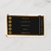 Feathers Luxury Popular Boho Collection Visitenkarte (Rückseite)