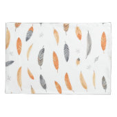 Feathers Luxury Trendy Boho Collection Kissenbezug (Rückseite)