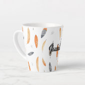 Feathers Luxury Trendy Boho Collection Milchtasse (Linke Ecke)