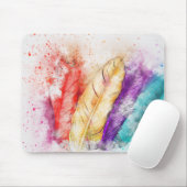 Feathers Mousepad (Mit Mouse)
