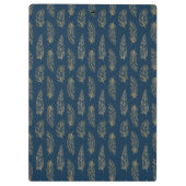 Feathers-Muster Klemmbrett (Rückseite)