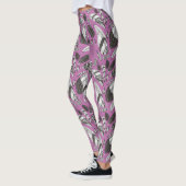 Feathers-Muster Leggings (Links)
