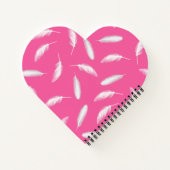 Feathers-Muster Notizbuch (Rückseite)