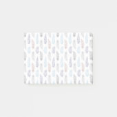 Feathers-Muster Post-it Klebezettel (Vorderseite)