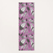 Feathers-Muster Yogamatte (Vorderseite)