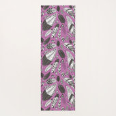 Feathers-Muster Yogamatte (Rückseite)