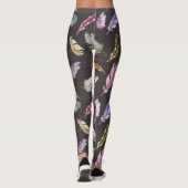 Feathers Note: Watercolor Bird Muster. Leggings (Rückseite)
