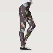 Feathers Note: Watercolor Bird Muster. Leggings (Rechts)