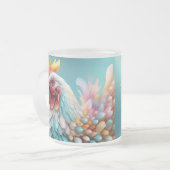 "Feathers of Color: The Rainbow Chicken" Mattglastasse (Vorderseite Links)