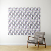 Feathers Pattern Wandteppiche (Beispiel (Horizontal))