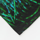 Feathers Peacock Feathers Fleecedecke (Ecke)