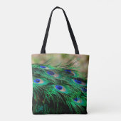 Feathers Peacock Feathers Tasche (Rückseite)