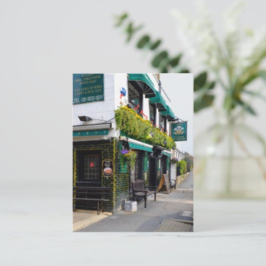 Feathers Plume, Greenwich, London Postkarte (Stehend Vorderseite)