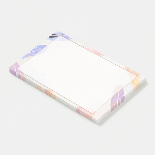 Feathers Post-it Klebezettel (angewinkelt)