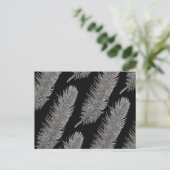 Feathers Postkarte (Stehend Vorderseite)