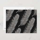 Feathers Postkarte (Vorne/Hinten)
