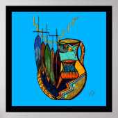 Feathers & Pot Spirit Reproduction Poster (Vorne)