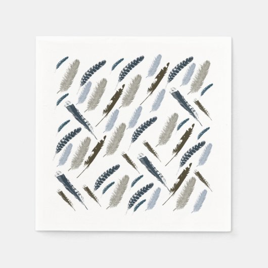 Feathers Serviette (Vorderseite)