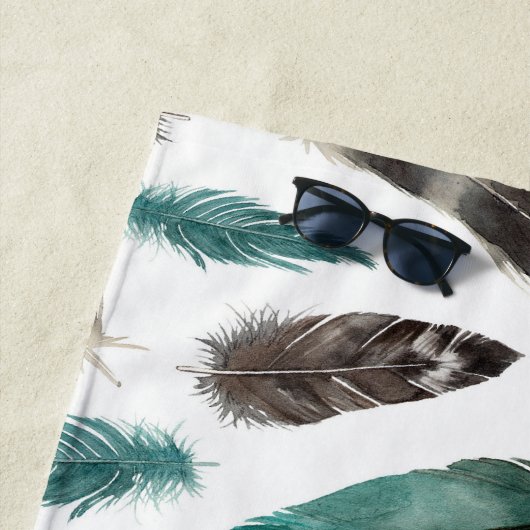 Feathers Strandtuch (Beispiel)