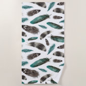 Feathers Strandtuch (Vorderseite)