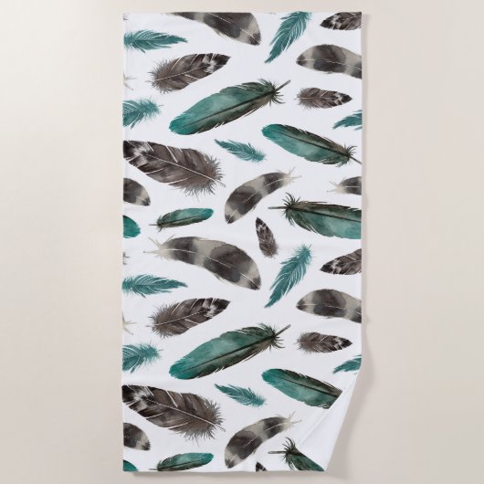 Feathers Strandtuch (Vorderseite)