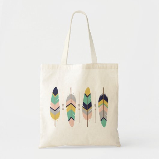 Feathers Tote Bag Tragetasche (Vorne)