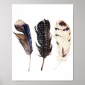 Feathers Wall Art, Feathers Printable, Poster (Vorne)