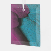 FEATHERS WET ORNAMENT AUS GLAS (Vorderseite links)