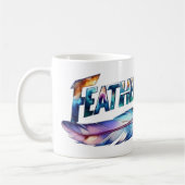 Featherweight Feather Art | MMA Boxing Fitness Gym Kaffeetasse (Links)