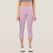 Featherweight Feather -MMA Kick Boxing- Gym Lover Capri Leggings (Vorderseite)