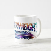 Featherweight Feather -MMA Kick Boxing- Gym Lover Kaffeetasse (VorderseiteRechts)