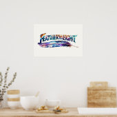 Featherweight Feather - MMA Kick Boxing Gym Lover Poster (Küche)