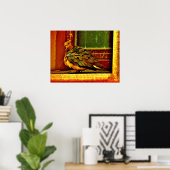Feathery Dove Poster (Heimbüro)