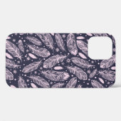Feathery Fantasy: Romantische Musterkreation Case-Mate iPhone Hülle (Rückseite (Horizontal))