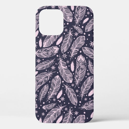 Feathery Fantasy: Romantische Musterkreation Case-Mate iPhone Hülle (Rückseite)