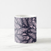 Feathery Fantasy: Romantische Musterkreation Kaffeetasse (Mittel)