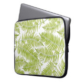 Feathery Fern auf einem Laptop-Sieb Laptopschutzhülle (Vorderseite Links)