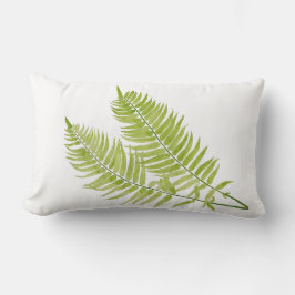 Feathery Fern auf einem Lumbarkissen Lendenkissen