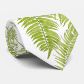 Feathery Fern auf einem Neck Krawatte (Gerollt)